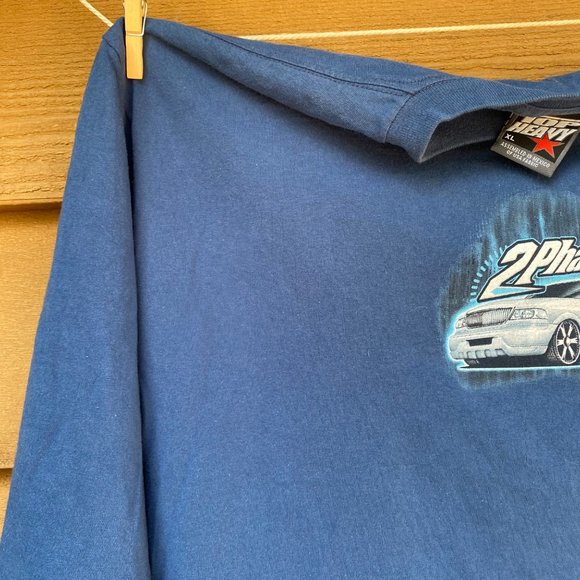 Vintage Y2K 2002 Top Heavy 2 Phast Lincoln Navigator Heavy Duty Long Sleeve T-Sh - Picture 11 of 16